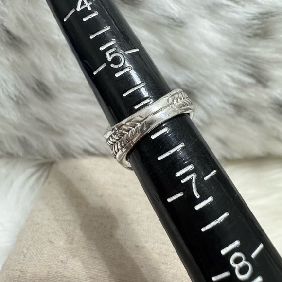 David Yurman Tahitian Pearl Diamond Crossover Ring - Picture 10 of 13